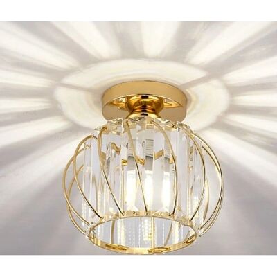 Moderne E27 loftslampe krystal stue semi flush - Loftlampe Moderne E27 loftslampe krystal stue semi flush - Loftlampe