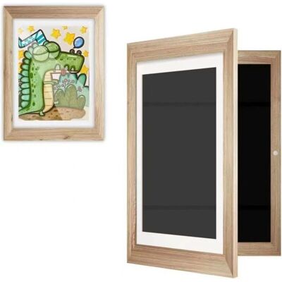 Linghhang - A4 austauschbares Front-Opening-Kinderkunstrahmen - Kids art frame Linghhang - A4 austauschbares Front-Opening-Kinderkunstrahmen - Kids art frame