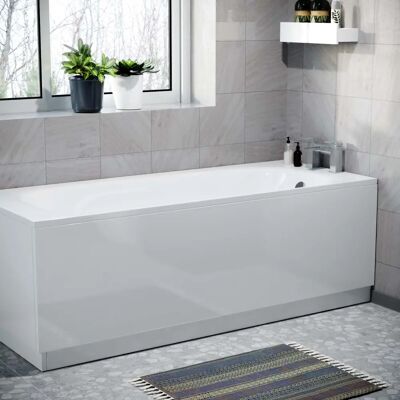 NES - Masterpiece - White Gloss - 1800mm - Bath Front Panel NES - Masterpiece - White Gloss - 1800mm - Bath Front Panel