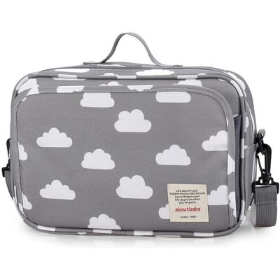GOPatriot - Memory Bag - Grey Cloud - Trolley - Diaper bag GOPatriot - Memory Bag - Grey Cloud - Trolley - Diaper bag