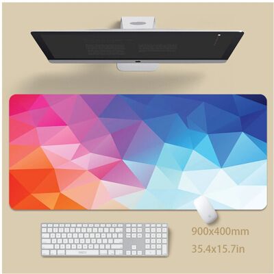 Maxpower - Triangle SS (4) - 900x400x3mm - Desk Pad Maxpower - Triangle SS (4) - 900x400x3mm - Desk Pad