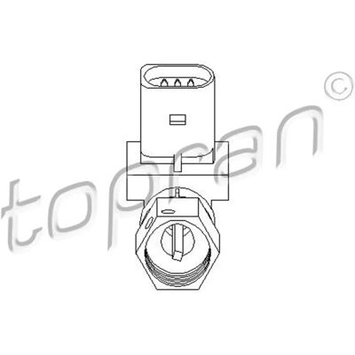 TOPRAN 109 750 - Odometersensor til VW, Audi, Seat, Skoda TOPRAN 109 750 - Odometersensor til VW, Audi, Seat, Skoda