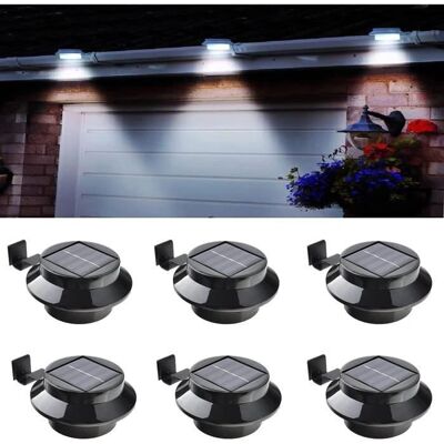 LG-EXPRO 6 Lampes solaires pour gouttières - Imperméable - Noir - Publicité LG-EXPRO 6 Lampes solaires pour gouttières - Imperméable - Noir - Publicité