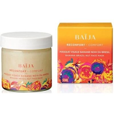 Masca facială cu banană și nucă braziliană - Hidratantă, Calmantă, Naturală Masca facială cu banană și nucă braziliană - Hidratantă, Calmantă, Naturală