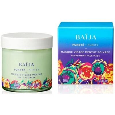 Masca de Față Mentă Baïja - Purifiantă și Hrănitoare - 50ml Masca de Față Mentă Baïja - Purifiantă și Hrănitoare - 50ml