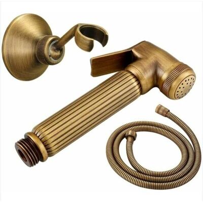 CSPARKV - SprayerKit - Brass - Wall-Mounted - Bidet Sprayer Kit CSPARKV - SprayerKit - Brass - Wall-Mounted - Bidet Sprayer Kit