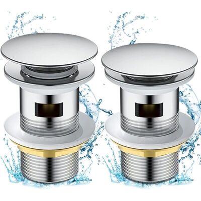 Csparkv - Pop-Up Drain - Copper - 2 pcs - Sink Drain Csparkv - Pop-Up Drain - Copper - 2 pcs - Sink Drain
