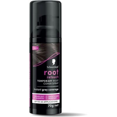 Schwarzkopf Root Retouch Haarfarbe Schwarz Temporäre Ansatz Abdeckung Spray - Haarfärbemittel Schwarzkopf Root Retouch Haarfarbe Schwarz Temporäre Ansatz Abdeckung Spray - Haarfärbemittel