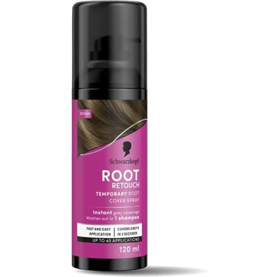 Schwarzkopf Braune Haarwurzel-Sprühlösung - Farbauffrischer Schwarzkopf Braune Haarwurzel-Sprühlösung - Farbauffrischer