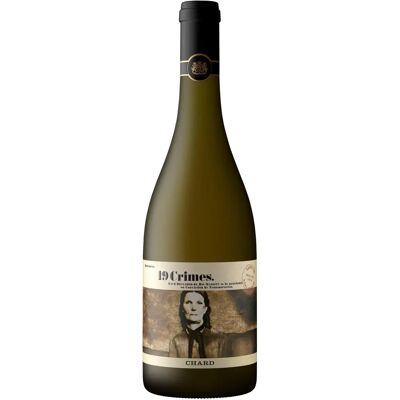 Chardonnay 19 Crimes Australien - Or, 2022, 0,75L - Vin Blanc - Publicité Chardonnay 19 Crimes Australien - Or, 2022, 0,75L - Vin Blanc - Publicité