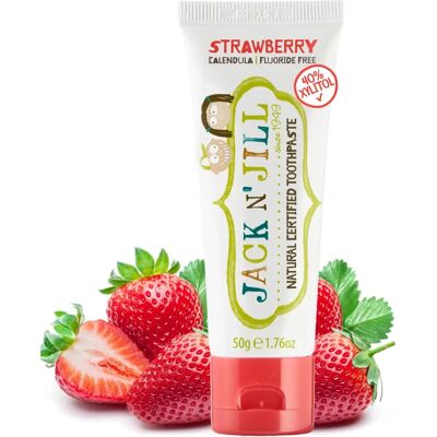 Jack N' Jill Natural Toothpaste Strawberry (50g) Jack N' Jill Natural Toothpaste Strawberry (50g)