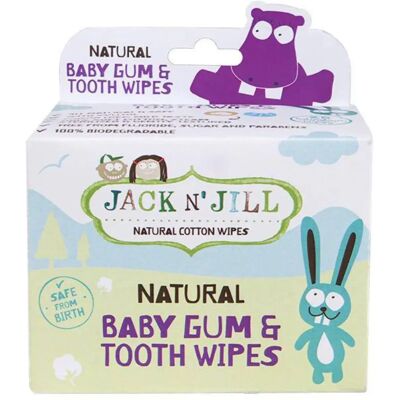 Jack N' Jill Naturalne Chusteczki do Dziąseł i Zębów dla Niemowląt (25 szt.) Jack N' Jill Naturalne Chusteczki do Dziąseł i Zębów dla Niemowląt (25 szt.)
