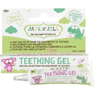 Naturalne żel na ząbkowanie Jack N’ Jill - Uspokajający dla niemowląt 15g Naturalne żel na ząbkowanie Jack N’ Jill - Uspokajający dla niemowląt 15g