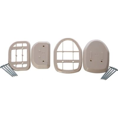 Dreambaby - A - blanc - accessoire de barrière - Publicité Dreambaby - A - blanc - accessoire de barrière - Publicité