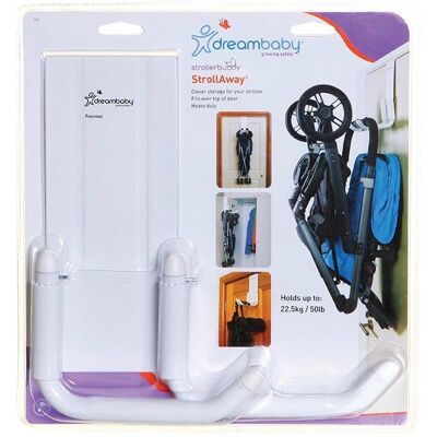 Dreambaby StrollAway Składany haczyk na krzesło - Obsługuje do 22,5kg - Biały Dreambaby StrollAway Składany haczyk na krzesło - Obsługuje do 22,5kg - Biały
