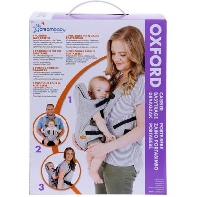 Dreambaby Oxford Plecak nosidełko dla dziecka - Szary Dreambaby Oxford Plecak nosidełko dla dziecka - Szary