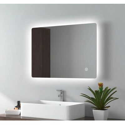 Specchio da bagno LED Emke - Antivento, Touch, 70x50cm Specchio da bagno LED Emke - Antivento, Touch, 70x50cm