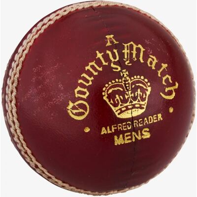 Readers County Match Cricket Ball - Men's / Red - Cricket Ball Readers County Match Cricket Ball - Men's / Red - Cricket Ball