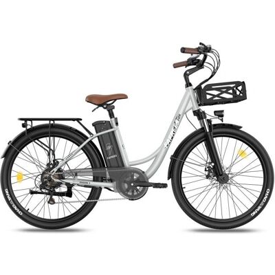 Vélo Électrique FAFREES F26 Lasting - 250W, 36V20.3Ah, 160Km Autonomie, Gris - Publicité Vélo Électrique FAFREES F26 Lasting - 250W, 36V20.3Ah, 160Km Autonomie, Gris - Publicité