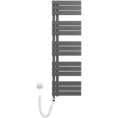 Emke - Handtuchwärmer 1320x400 600W - Anthrazit - Heizstab Timer - Heizkörper Emke - Handtuchwärmer 1320x400 600W - Anthrazit - Heizstab Timer - Heizkörper