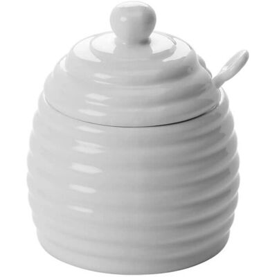 Maxwell & Williams Porcelánová sklenice na med - White Basics Maxwell & Williams Porcelánová sklenice na med - White Basics