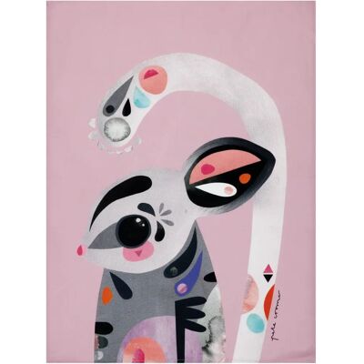 Maxwell & Williams Pete Cromer Sugar Glider Tea Towel - Pink Maxwell & Williams Pete Cromer Sugar Glider Tea Towel - Pink
