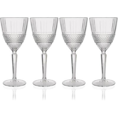 Maxwell & Williams Verona Set of Four 180ml Wine Glasses - Wine Glasses Maxwell & Williams Verona Set of Four 180ml Wine Glasses - Wine Glasses