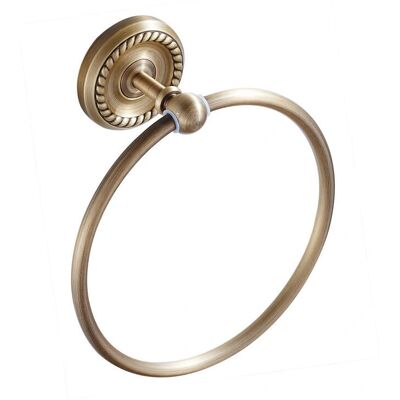 SERBIA - Anello portasciugamani in ottone antico - hole for installation - Towel Ring SERBIA - Anello portasciugamani in ottone antico - hole for installation - Towel Ring
