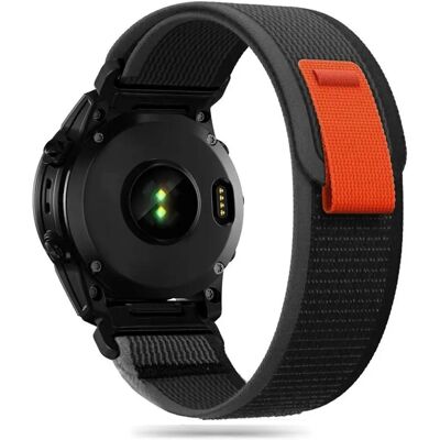 Tech-Protect Nylonarmband für Garmin Fenix 5/6/6 Pro/7 - Schwarz/Orange Tech-Protect Nylonarmband für Garmin Fenix 5/6/6 Pro/7 - Schwarz/Orange