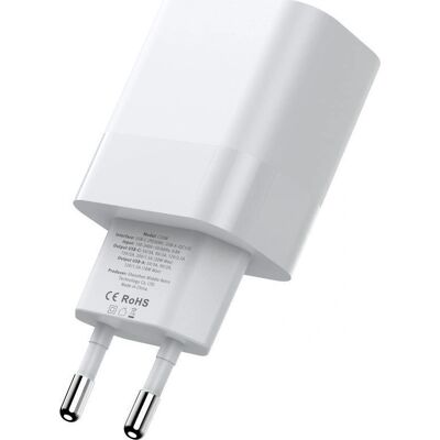 Caricatore Tech-Protect C20W 2 Porte - Bianco - Caricatore Caricatore Tech-Protect C20W 2 Porte - Bianco - Caricatore