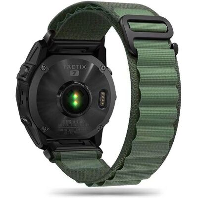 Bracelet en nylon Tech-Protect Nylon Pro pour Garmin Fenix 5/6/6 Pro/7 - Vert Bracelet en nylon Tech-Protect Nylon Pro pour Garmin Fenix 5/6/6 Pro/7 - Vert