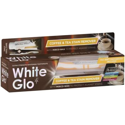 White Glo Set Kaffee & Tee Trinkers Formel aufhellende Zahnpasta 100ml + Bürste White Glo Set Kaffee & Tee Trinkers Formel aufhellende Zahnpasta 100ml + Bürste