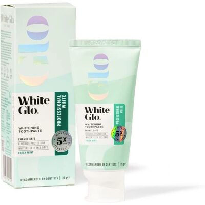 White Glo Glo Professional White Whitening Toothpaste - 115g White Glo Glo Professional White Whitening Toothpaste - 115g