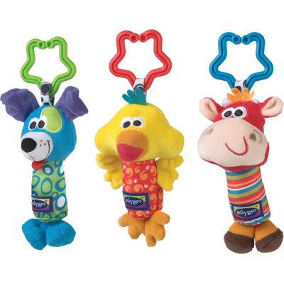 Playgro Baby Tinkle Trio - Multicolor Baby Hanging Toy Playgro Baby Tinkle Trio - Multicolor Baby Hanging Toy