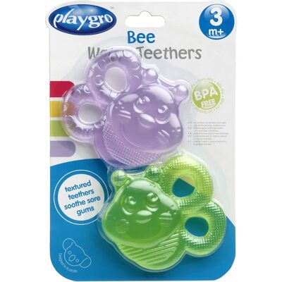 Playgro Vattenfylld bidering - 2-pack - Färgglad bi Playgro Vattenfylld bidering - 2-pack - Färgglad bi