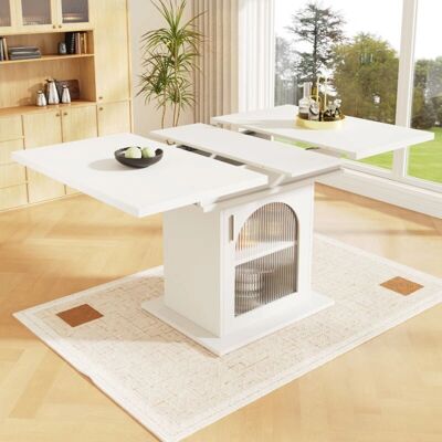 OKWISH - Tavolo da pranzo telescopico (140x80) - Storage - dining table OKWISH - Tavolo da pranzo telescopico (140x80) - Storage - dining table