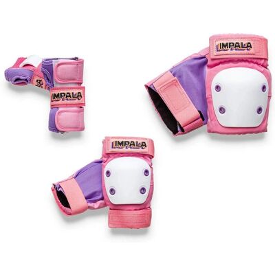 Ensemble de Protection Adulte Rose et Violet - Roller & Vélo - Publicité Ensemble de Protection Adulte Rose et Violet - Roller & Vélo - Publicité