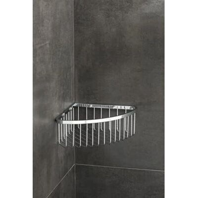 Csparkv 80S1 Corner Shower Shelf - Adjustable, Rustproof, Easy Install Csparkv 80S1 Corner Shower Shelf - Adjustable, Rustproof, Easy Install