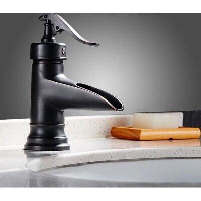 SJQKA - Grifo negro monomando - Black - 60cm hose - Bathroom faucet SJQKA - Grifo negro monomando - Black - 60cm hose - Bathroom faucet