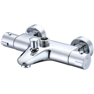 SJQKA 38° Safety Button - 38°C - Wall-Mounted - Multi-Flow Thermostatic Mixer SJQKA 38° Safety Button - 38°C - Wall-Mounted - Multi-Flow Thermostatic Mixer
