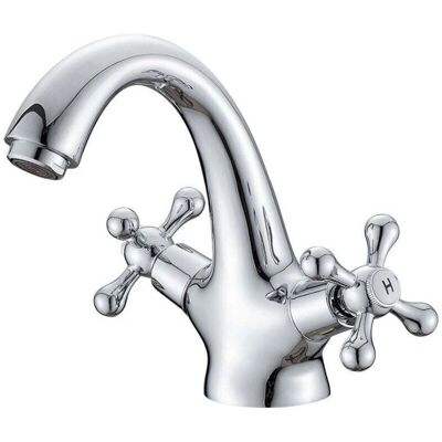 SJQKA - Grifo de lavabo retro - Chrome finish - Bathroom faucet SJQKA - Grifo de lavabo retro - Chrome finish - Bathroom faucet