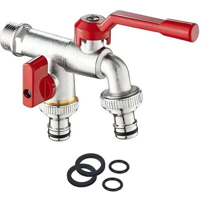 SJQKA - DoubleOutdoor - 1/2 in inlet - Garden faucet SJQKA - DoubleOutdoor - 1/2 in inlet - Garden faucet