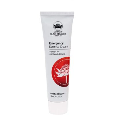 Australian Bush Flowers Emergency Essence Cream - Australian Bush Flower Essences - Moisturizer for Emotional and Skin Support Australian Bush Flowers Emergency Essence Cream - Australian Bush Flower Essences - Moisturizer for Emotional and Skin Support