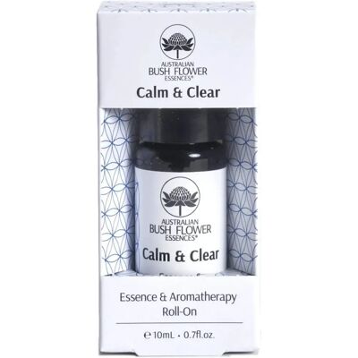 Australian Bush Flowers Calm & Clear Essence - Essence & Aromatherapy Roll-On Australian Bush Flowers Calm & Clear Essence - Essence & Aromatherapy Roll-On