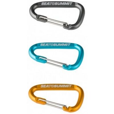 Sea To Summit AABINER3 Leichte Aluminiumkarabiner - Zubehörset Sea To Summit AABINER3 Leichte Aluminiumkarabiner - Zubehörset