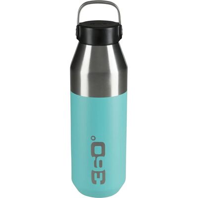 Bouteille isolée en acier inoxydable turquoise 360 Degrees - 750 ml - Publicité Bouteille isolée en acier inoxydable turquoise 360 Degrees - 750 ml - Publicité