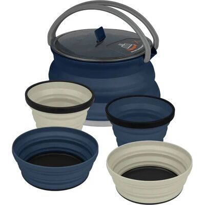 Set da Cucina da Campeggio 5 pezzi Sea to Summit - Blu/Navy Set da Cucina da Campeggio 5 pezzi Sea to Summit - Blu/Navy