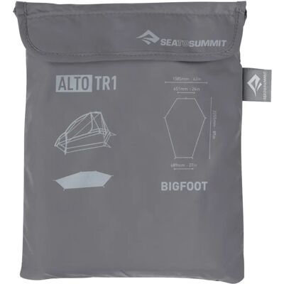 Sea to Summit BIGFOOT Alto TR1 Zeltunterlage - Leicht, langlebig, Grau Sea to Summit BIGFOOT Alto TR1 Zeltunterlage - Leicht, langlebig, Grau