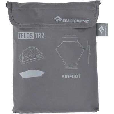 Sea to Summit BIGFOOT Telos TR2 Impronta da tenda grigia - Impronta da tenda Sea to Summit BIGFOOT Telos TR2 Impronta da tenda grigia - Impronta da tenda