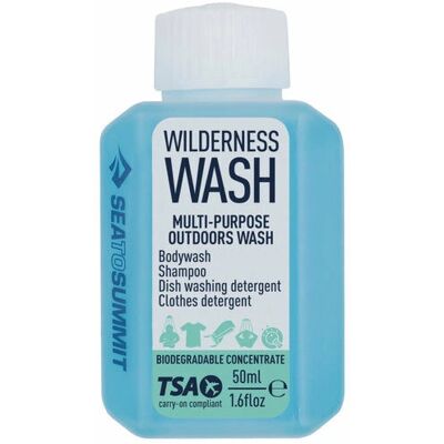 Sea To Summit Wilderness Wash - Hellblau - 50ml Flüssigseife für Outdoor-Ausrüstung Sea To Summit Wilderness Wash - Hellblau - 50ml Flüssigseife für Outdoor-Ausrüstung